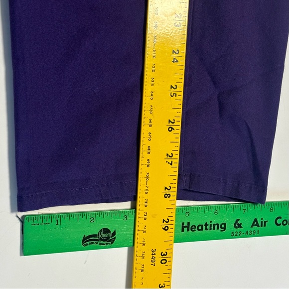EXPO Uniform INC purple nurse scrubs pants Med EUC - Picture 9 of 9